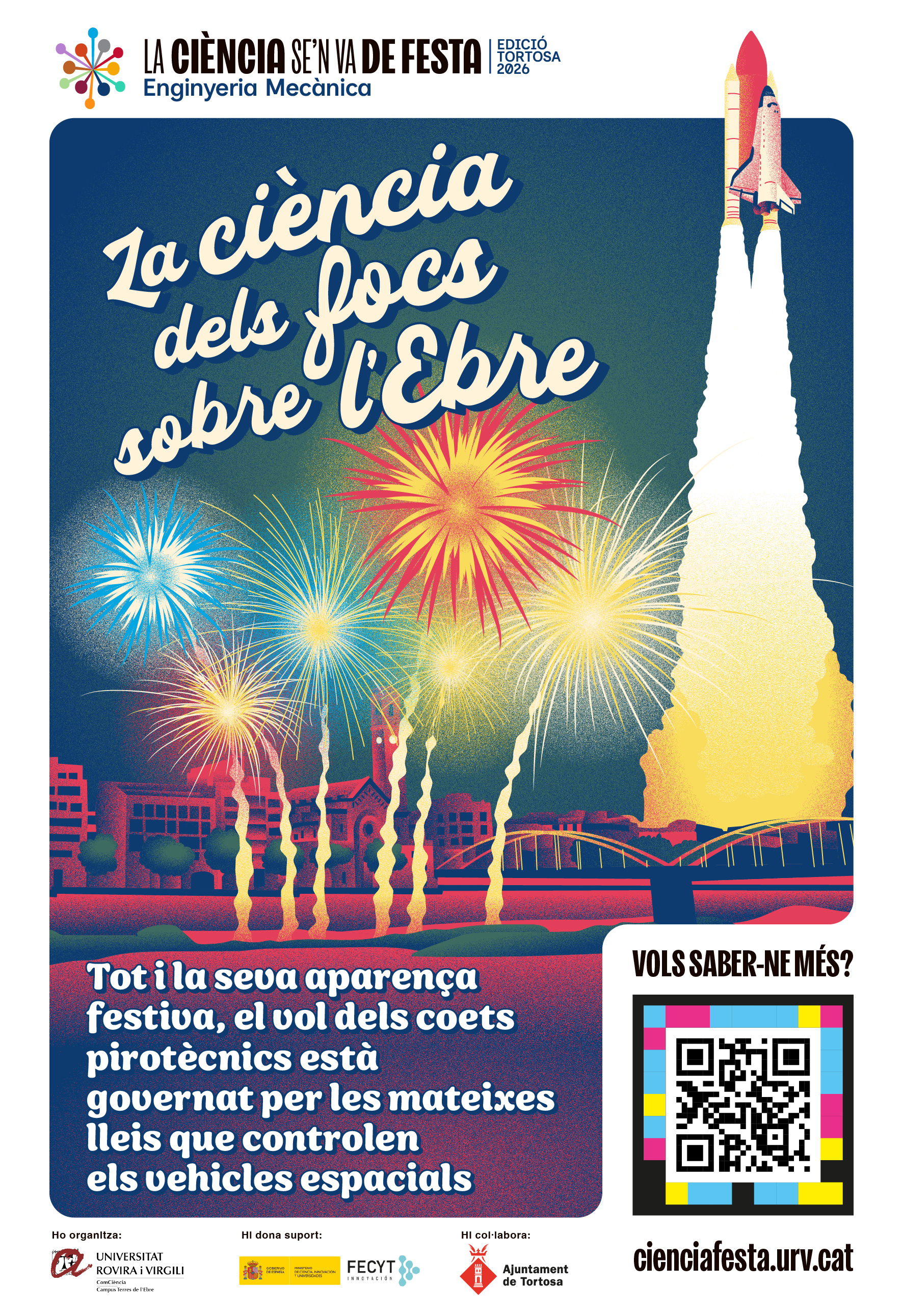 Tot i la seva aparença festiva, el vol dels coets pirotècnics està governat per les mateixes lleis que controlen els vehicles espacials.